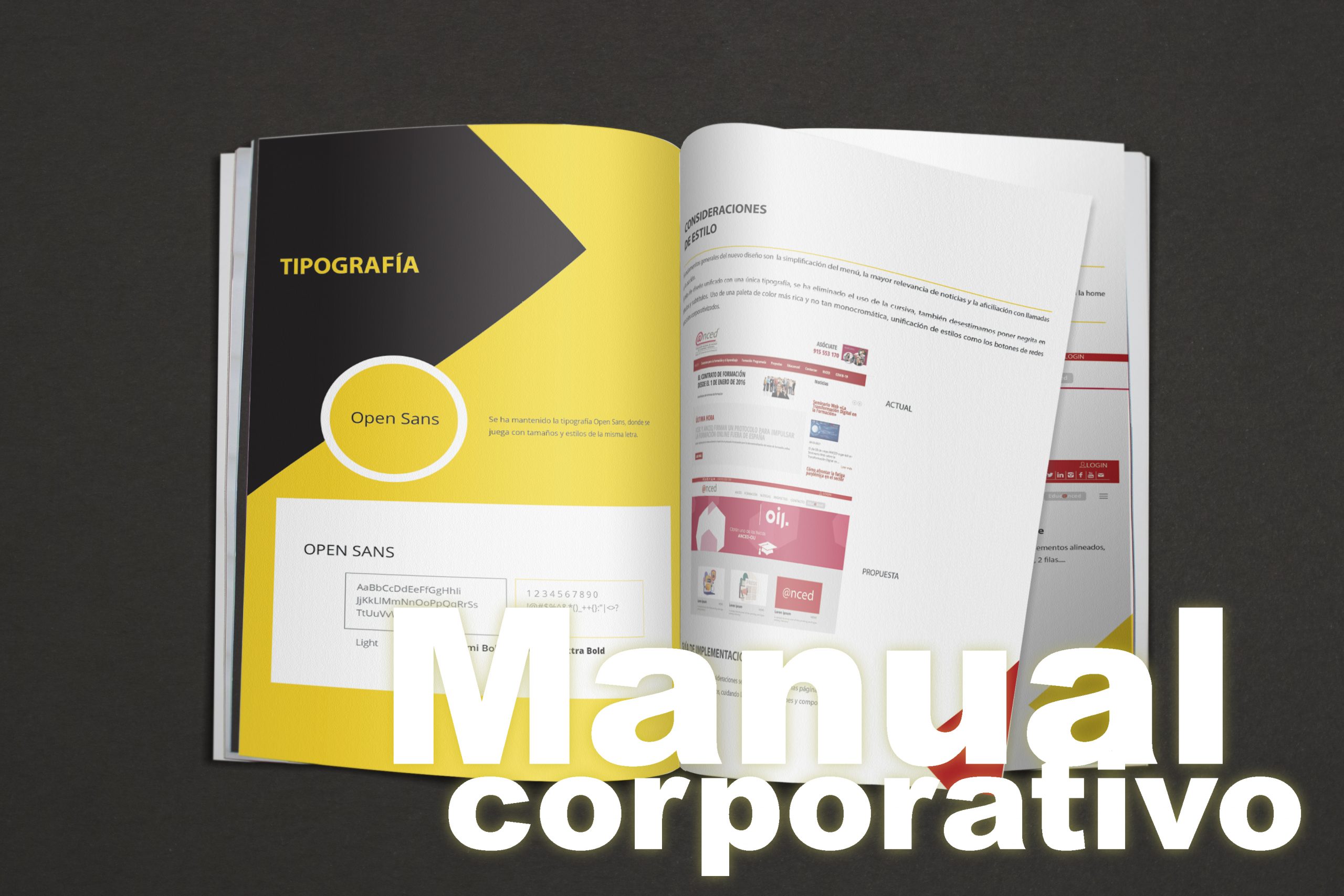 manual corporativo de diseño de logotipo
